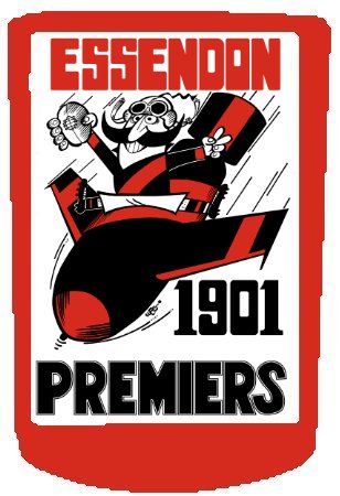 1901 Essendon Prem Stubby Holder FREE POST